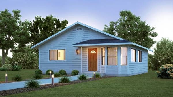 1 Story Modular, Manufactured, Prefab, Kit Homes - 1 to 3 Bedrooms (600-2000 Sq ft)